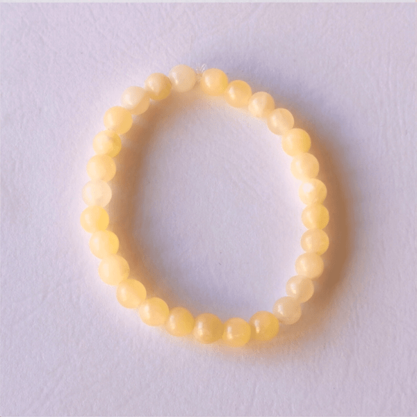 bracelet calcite jaune